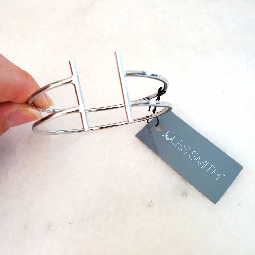 Jules Smith Silver Cuff Bracelet NWT